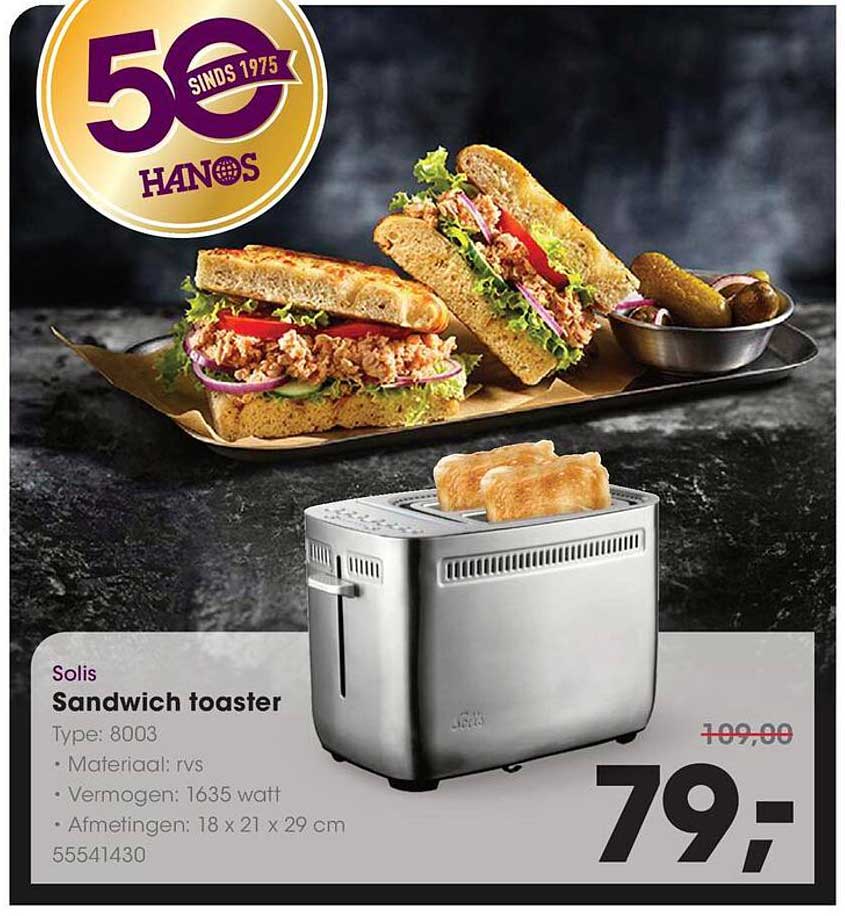 Solis Sandwich toaster
