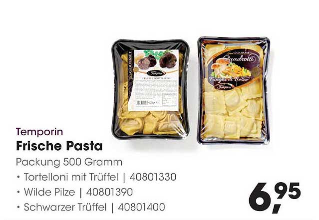 Temporin Frische Pasta Packung 500 Gramm