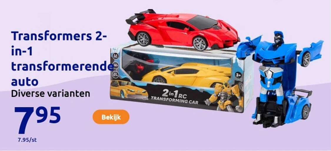 Transformers 2-in-1 transformerende auto