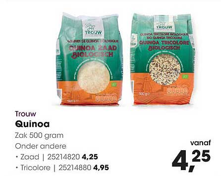 Trouw Quinoa 500 gram