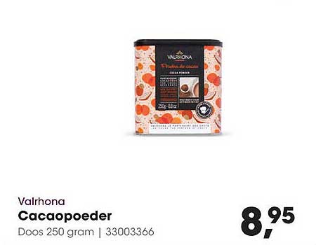 Valrhona Cacaopoeder 250 gram