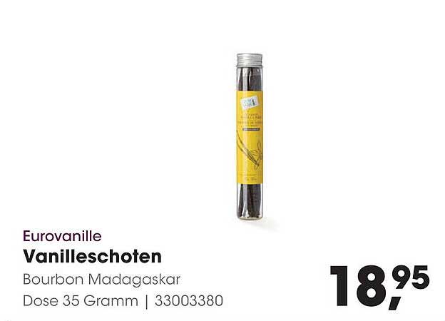 Vanilleschoten Bourbon Madagascar 35 Gram