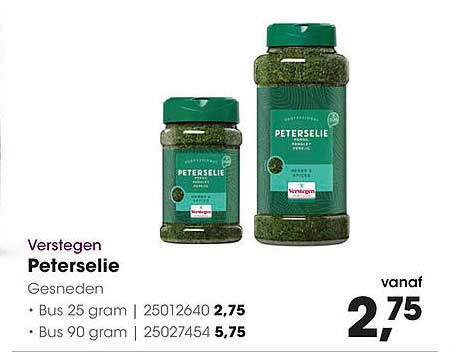 Verstegen Peterselie