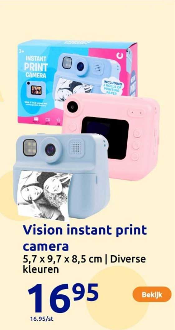 Vision instant print camera