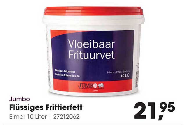 Vloeibaar Frituurvet 10 Liter