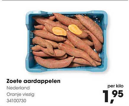 Zoete aardappelen