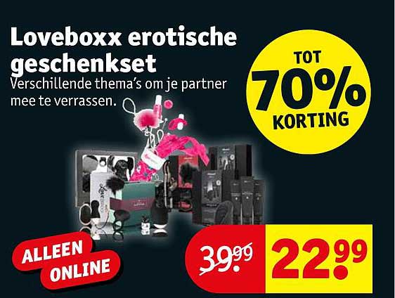 Loveboxx erotische geschenkset