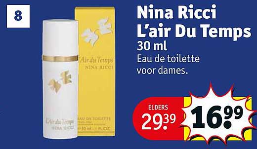 Nina Ricci L’air Du Temps aanbieding bij Kruidvat