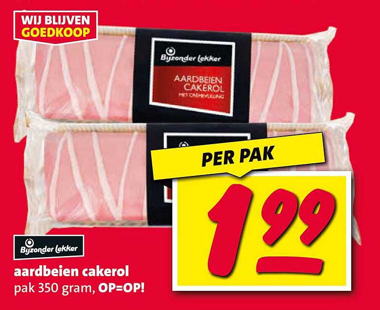 aardbeien cakerol pak 350 gram