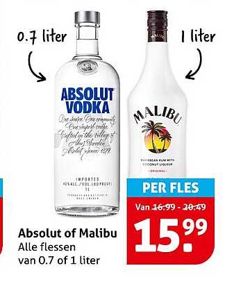 Absolut of Malibu