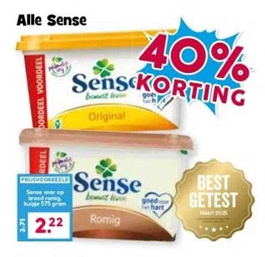 Alle Sense - 40% Korting