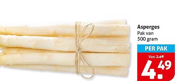 Asperges Pak van 500 gram