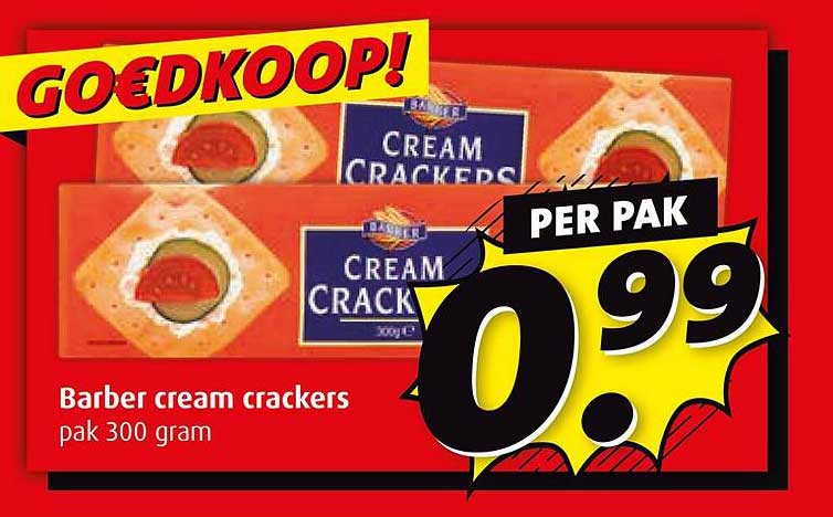 Barber cream crackers