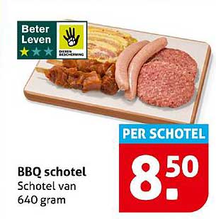 BBQ schotel