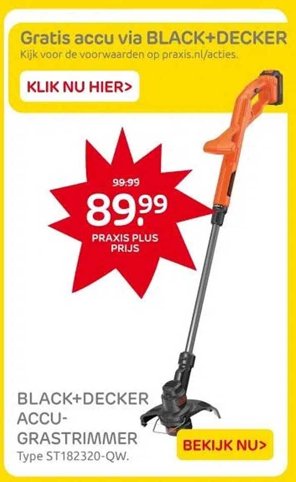 BLACK+DECKER ACCU-GRASTRIMMER Type ST182320-QW