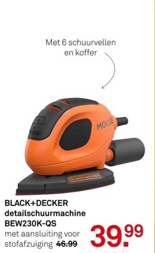 BLACK+DECKER detailschuursmachine BEW230K-QS