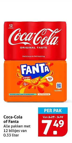 Coca-Cola of Fanta