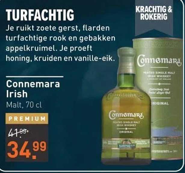 Connemara Irish Malt, 70 cl