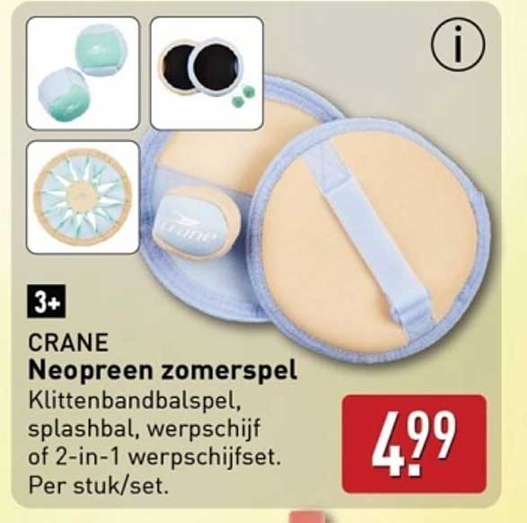 CRANE Neopreen zomerspel