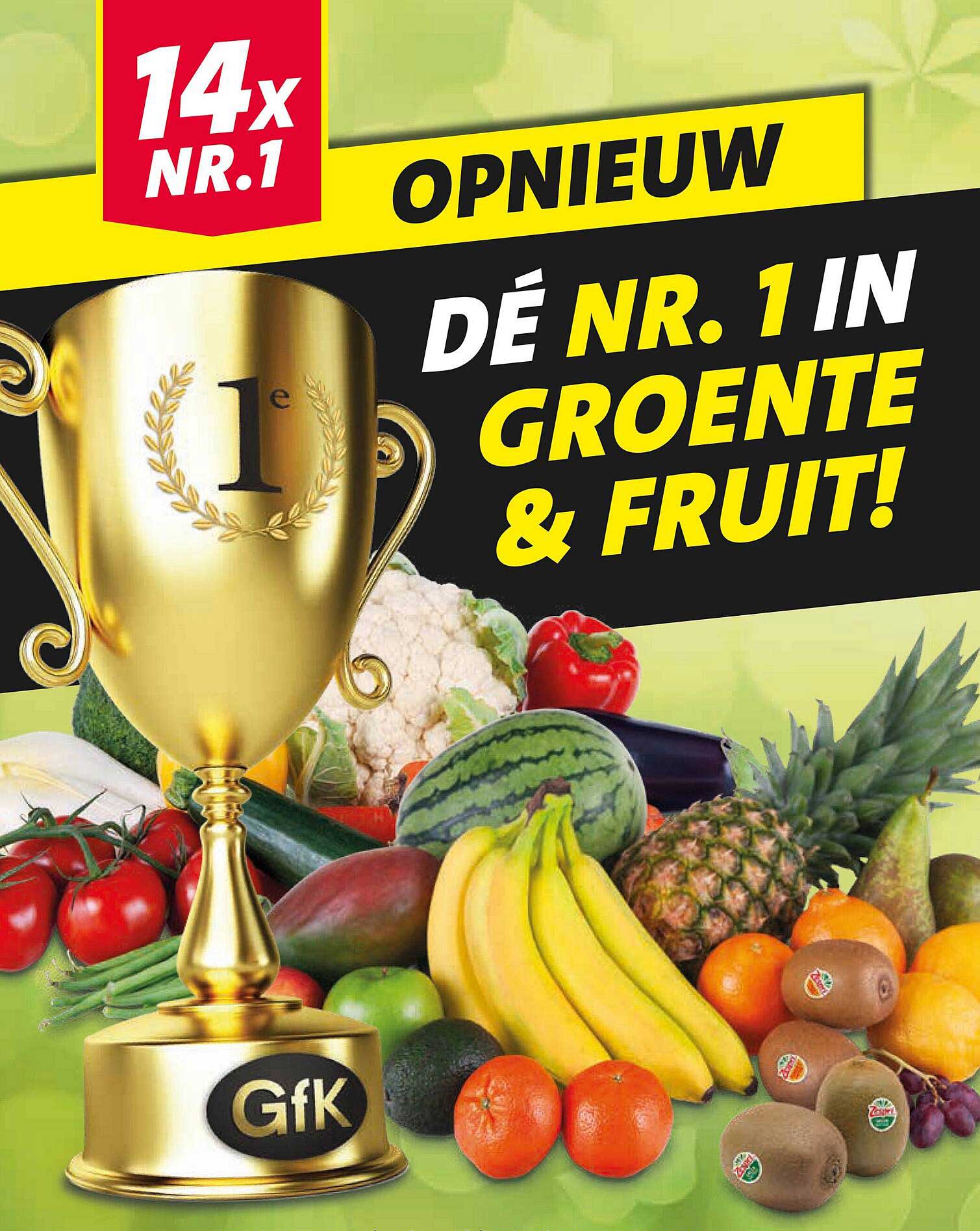 DÉ NR. 1 IN GROENTE & FRUIT!