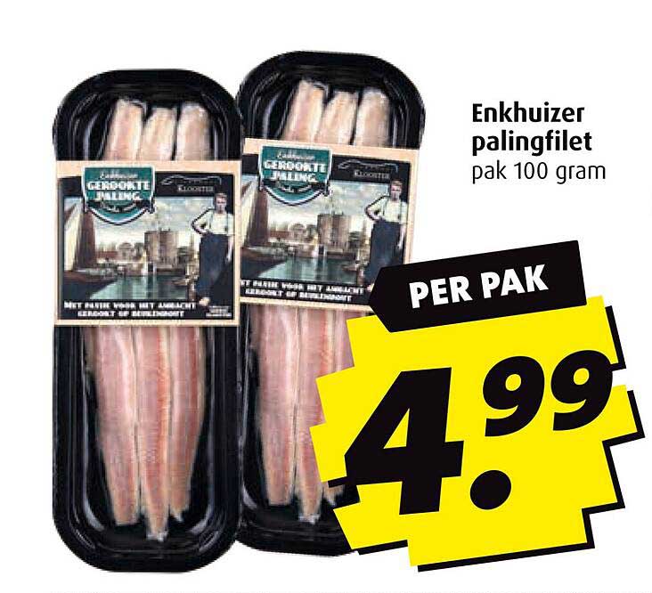 Enkhuizer palingfilet pak 100 gram