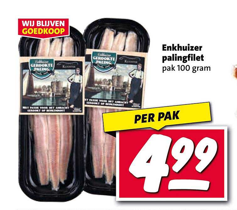 Enkhuizer palingfilet pak 100 gram
