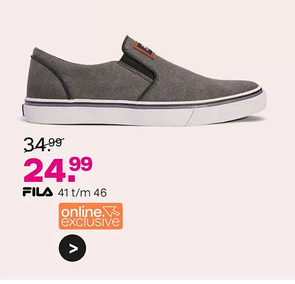 FILA schoenen online exclusief voor €24,99