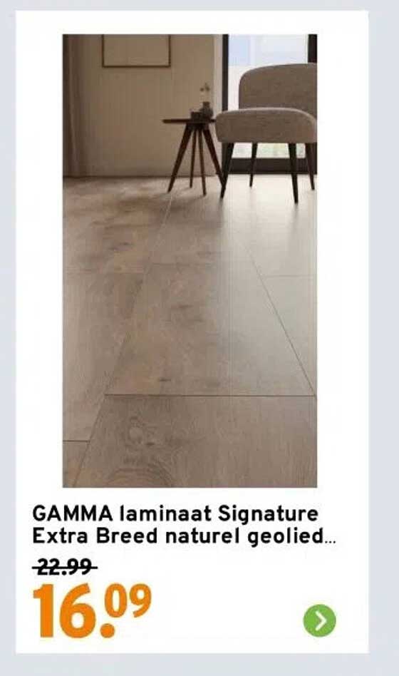 GAMMA laminaat Signature Extra Breed natuur geolied