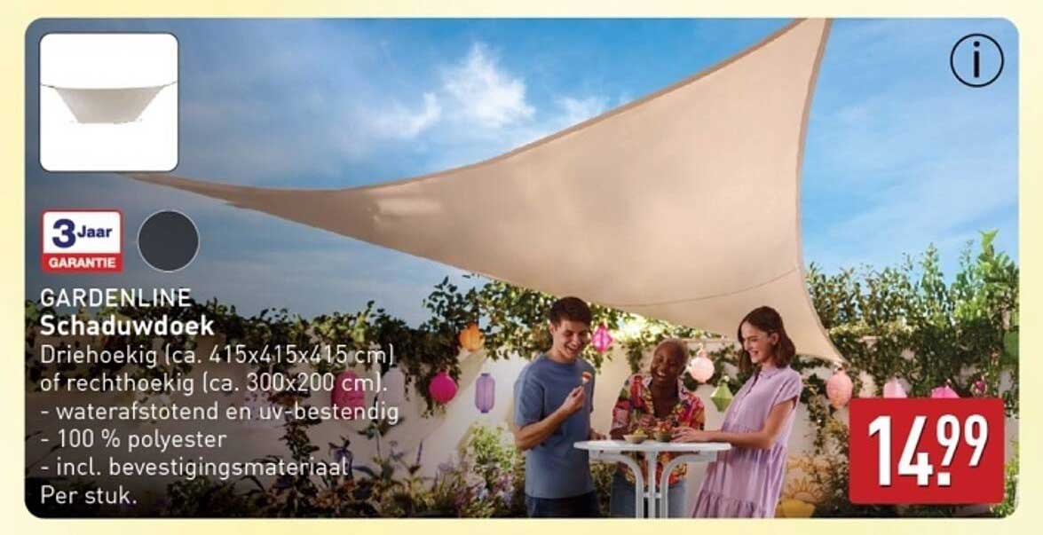 GARDENLINE Schaduwdoek