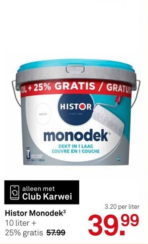 Histor Monodek 10 liter + 25% gratis