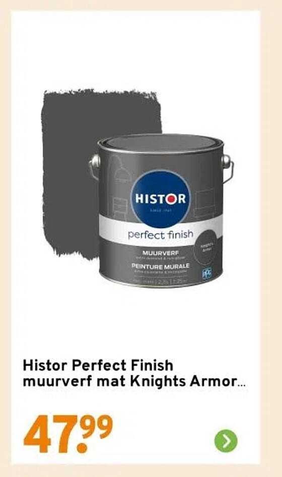Histor Perfect Finish muurverf mat Knights Armor...