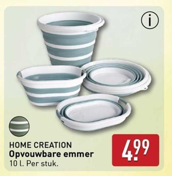 HOME CREATION Opvouwbare emmer
