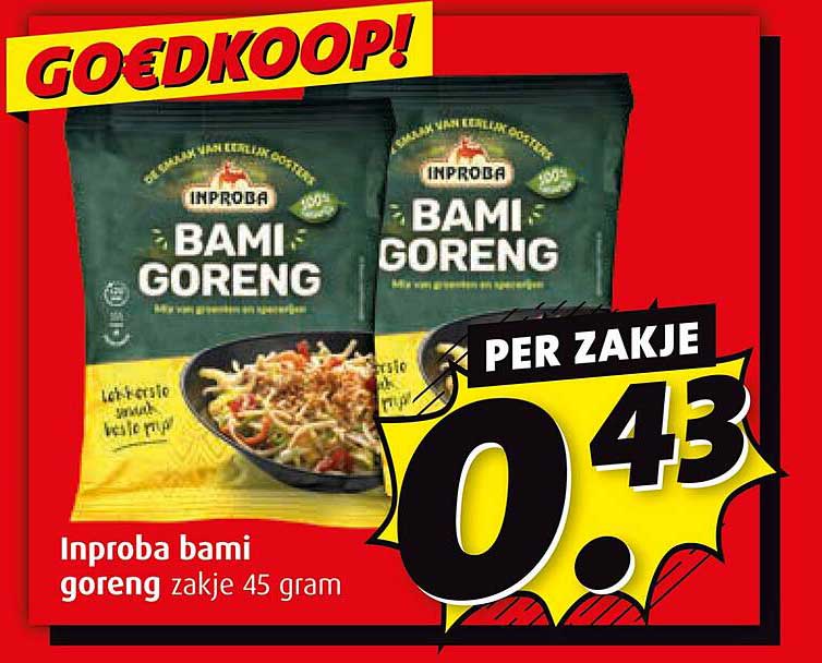 Inproba bami goreng zakje 45 gram