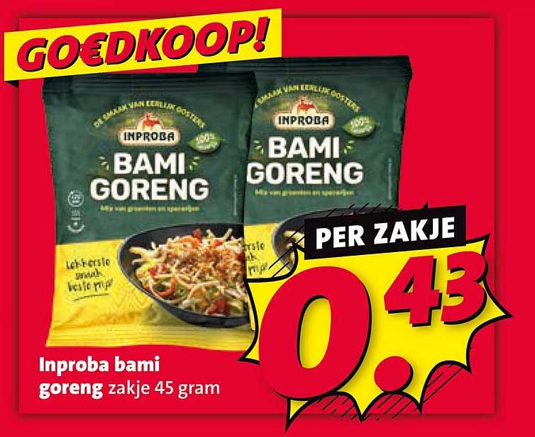 Inproba bami goreng zakje 45 gram