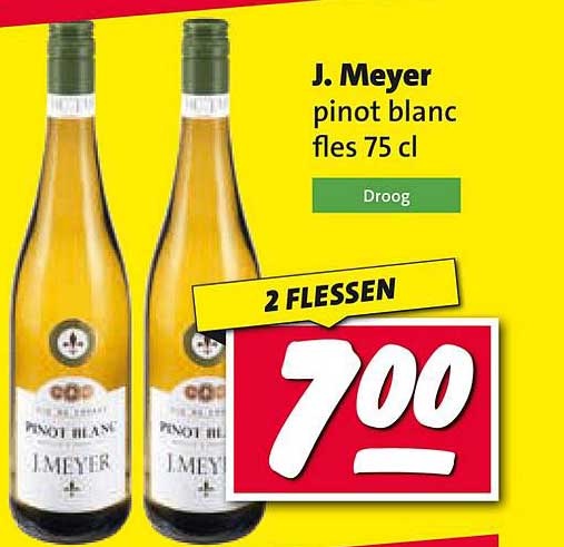 J. Meyer pinot blanc fles 75 cl