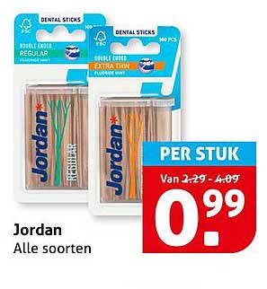 Jordan Dental Sticks Alle soorten