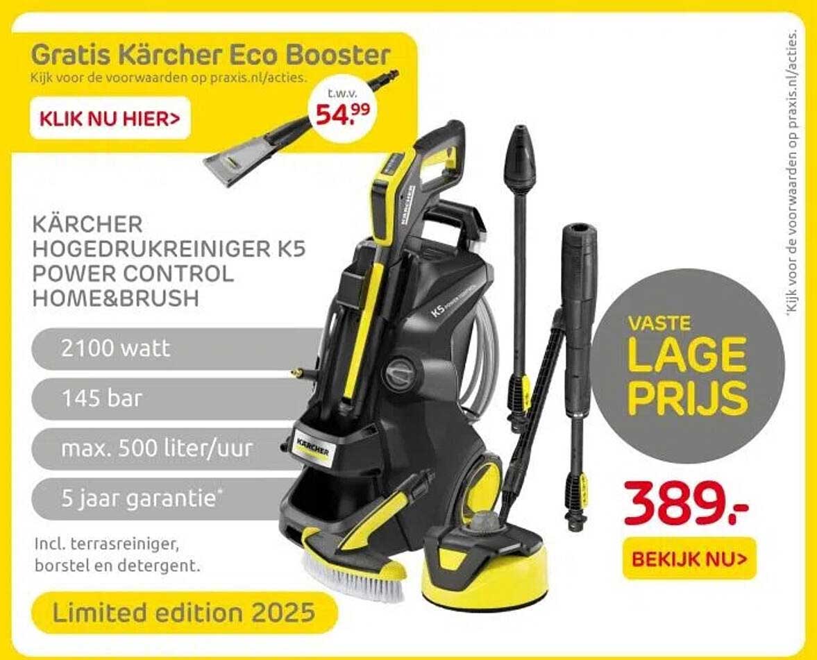 KÄRCHER HOGEDRUKREINIGER K5 POWER CONTROL HOME&BRUSH