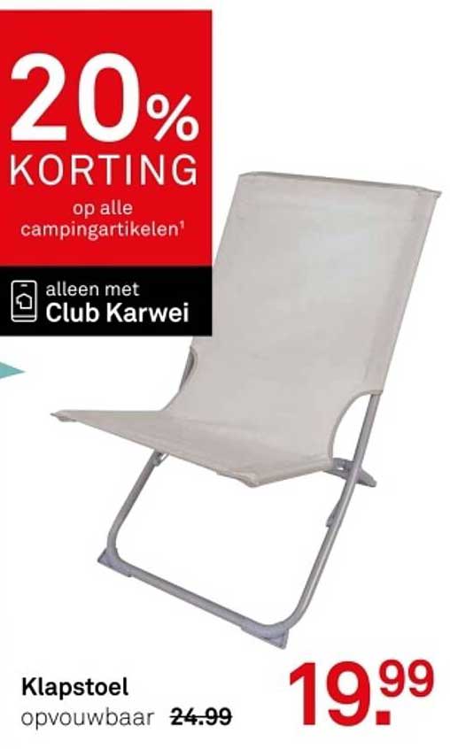 Klapstoel opvouwbaar