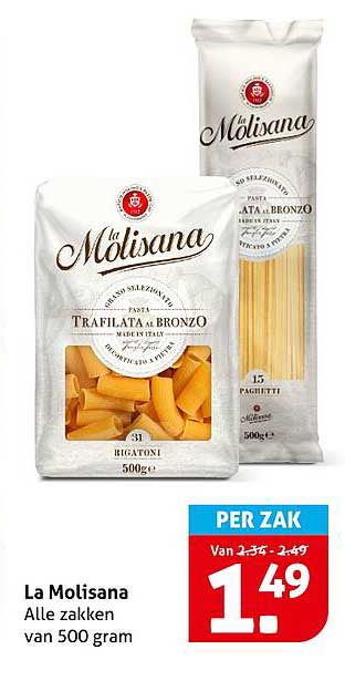 La Molisana Alle zakken van 500 gram
