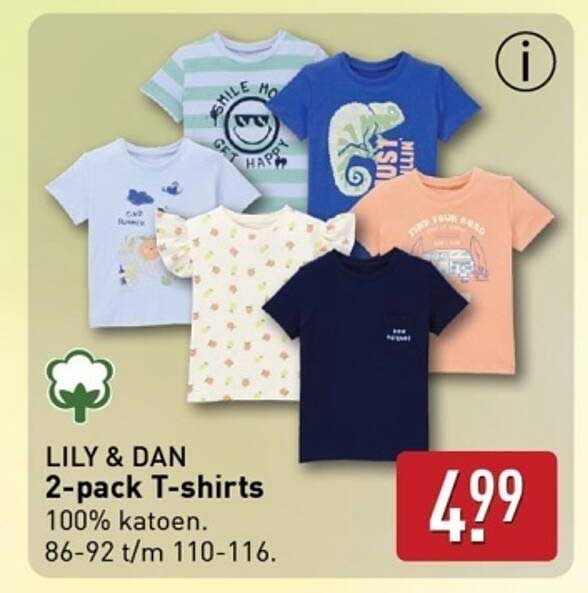 LILY & DAN 2-pack T-shirts