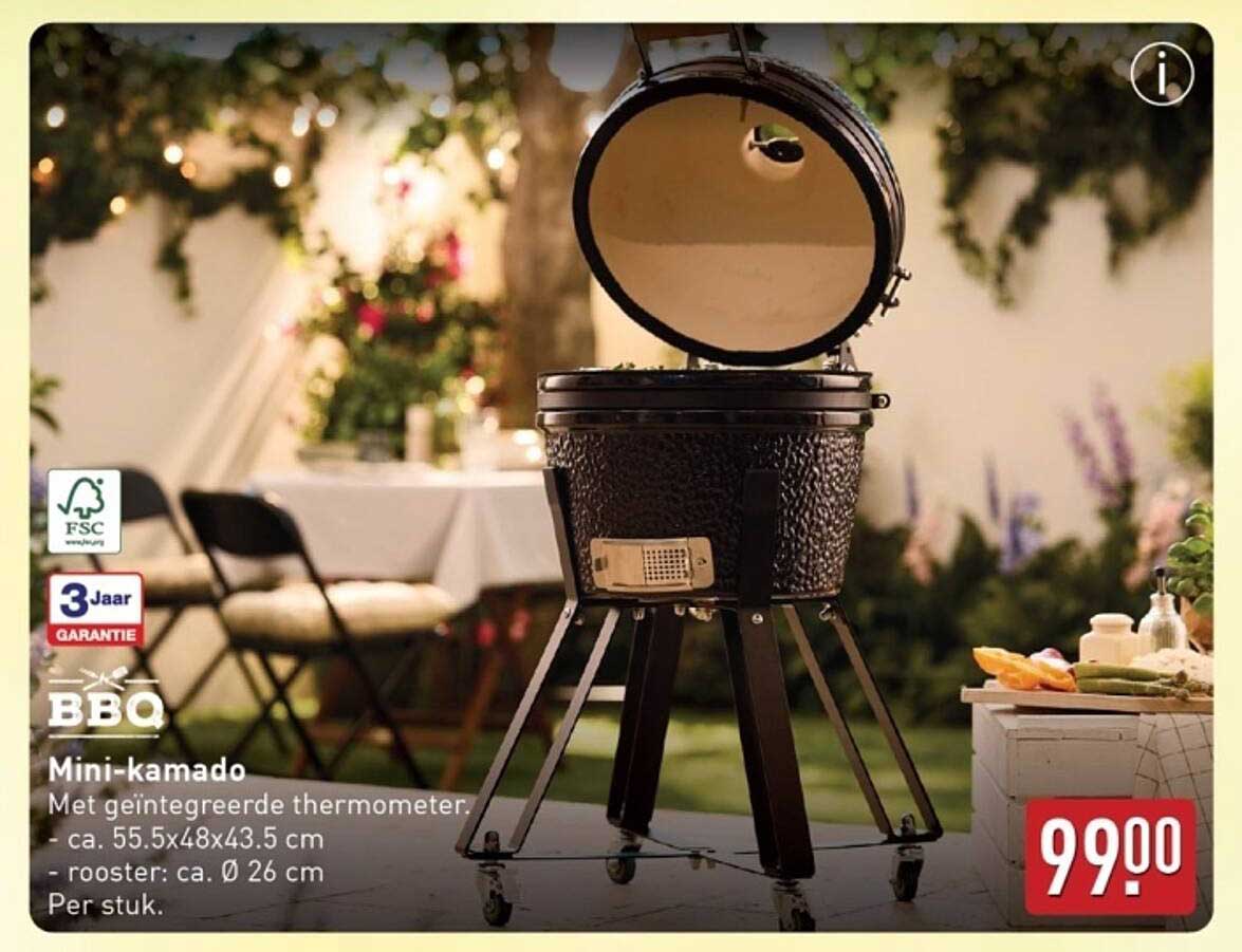 Mini-kamado BBQ