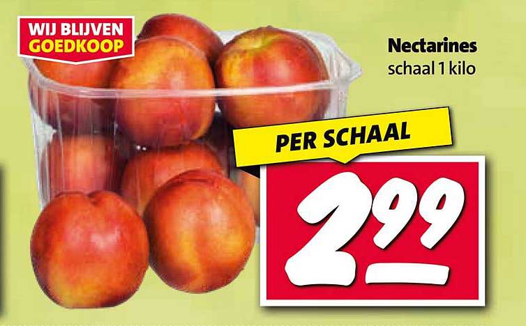 Nectarines schaal 1 kilo