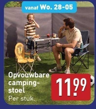 Opvouwbare campingstoel