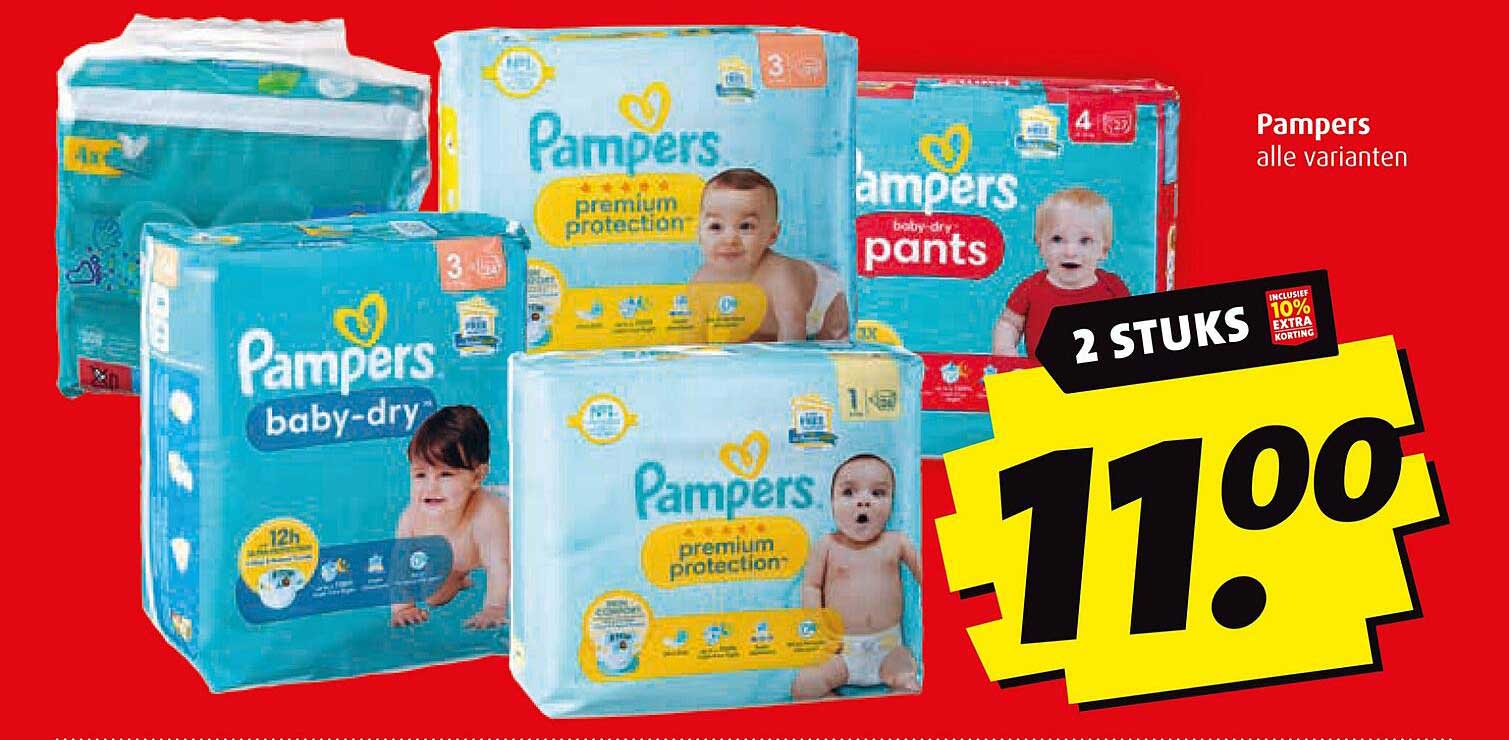 Pampers alle varianten