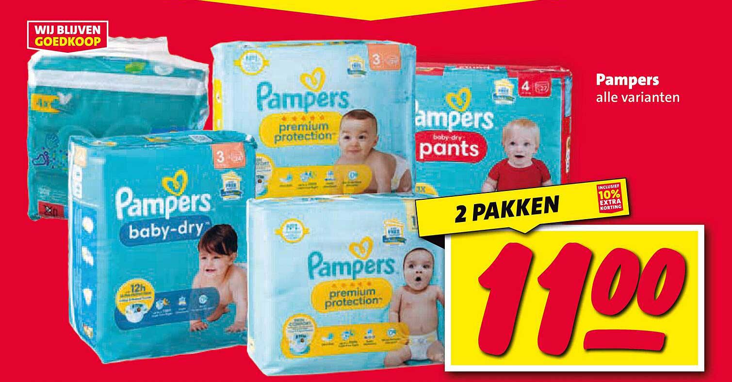 Pampers alle varianten
