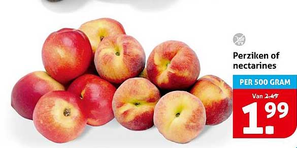 Perziken of nectarines