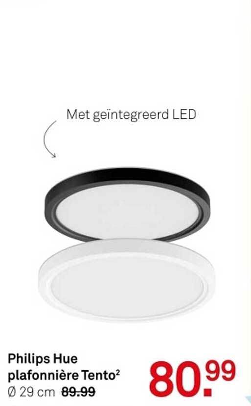 Philips Hue plafondl lamp Tento² Ø 29 cm
