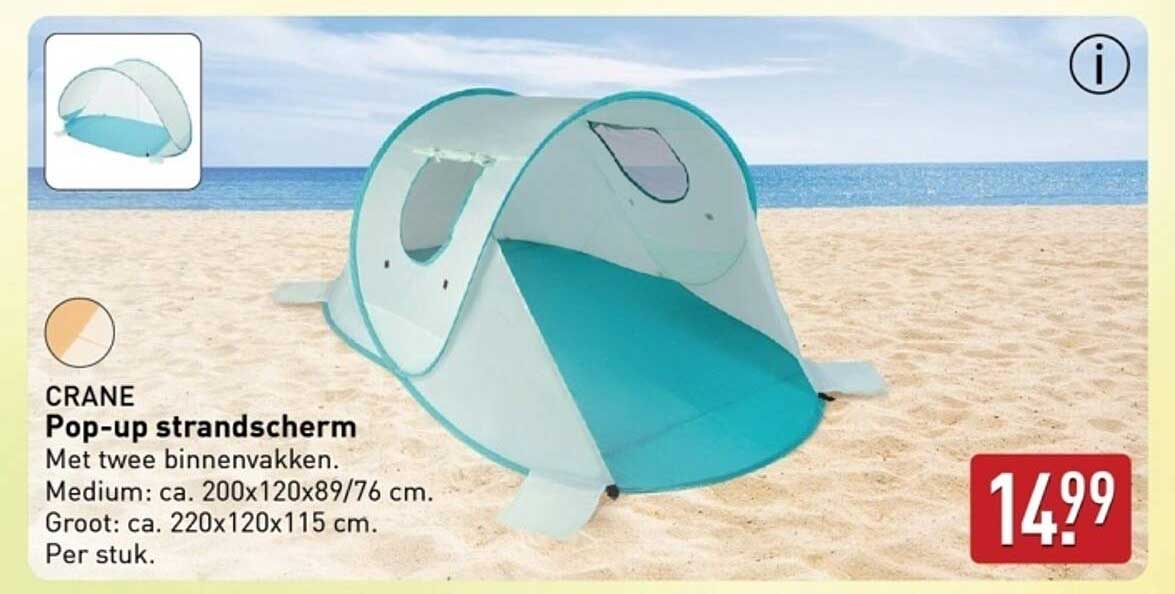 Pop-up strandscherm