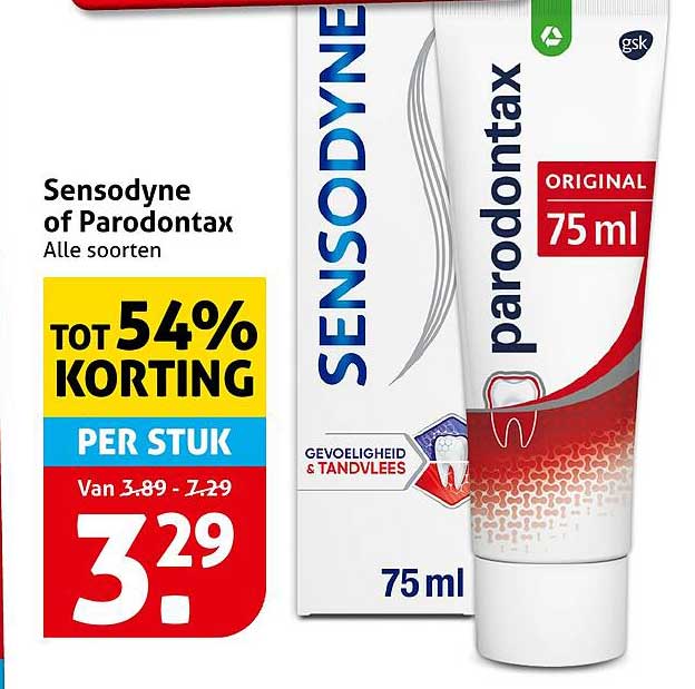 Sensodyne of Parodontax 75 ml