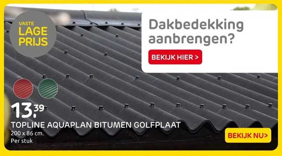 TOPLINE AQUAPLAN BITUMEN GOLFFLAAT